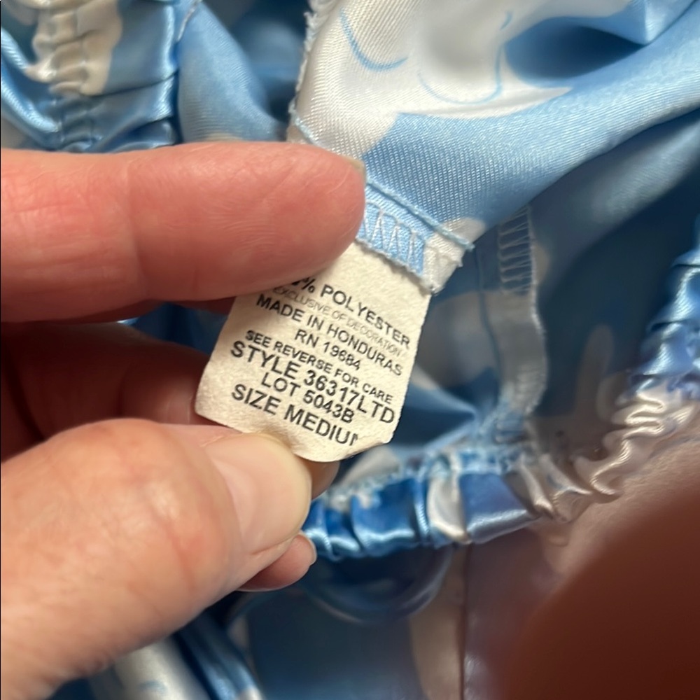 Cloud Print Blue Pajama Pants - Picture 2 of 2